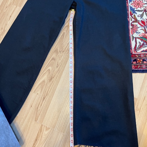 Zara 10/42 wide-leg black jeans with frayed hem - Picture 14 of 16